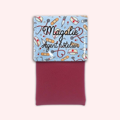 Pochette aimantée Médical Bleu Ciel