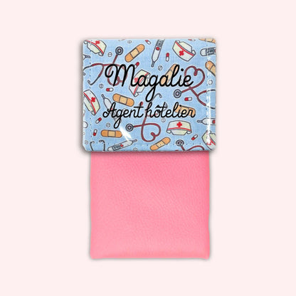 Pochette aimantée Médical Bleu Ciel