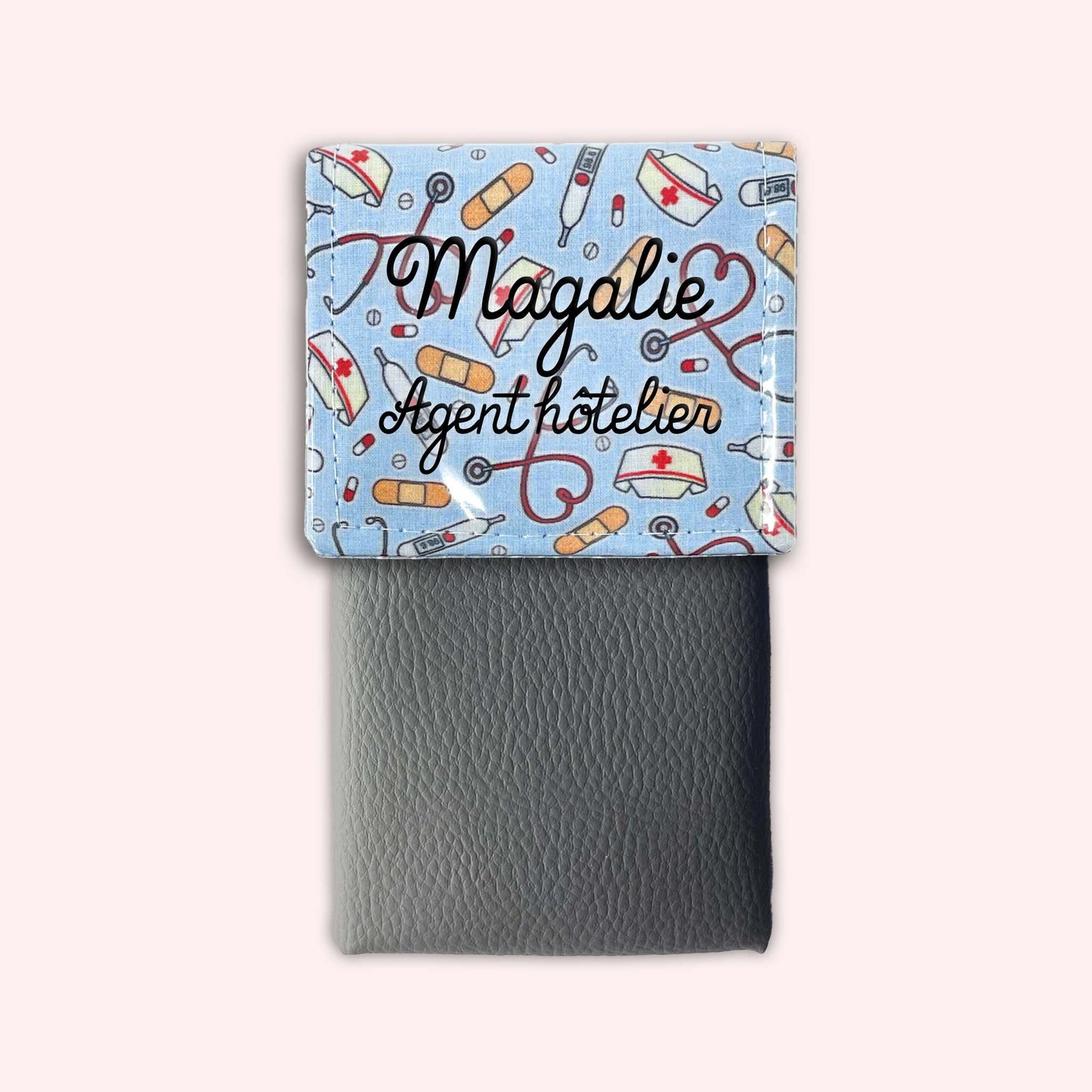 Pochette aimantée Médical Bleu Ciel