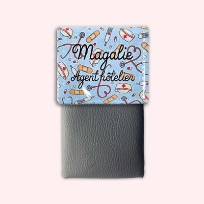 Pochette aimantée Médical Bleu Ciel