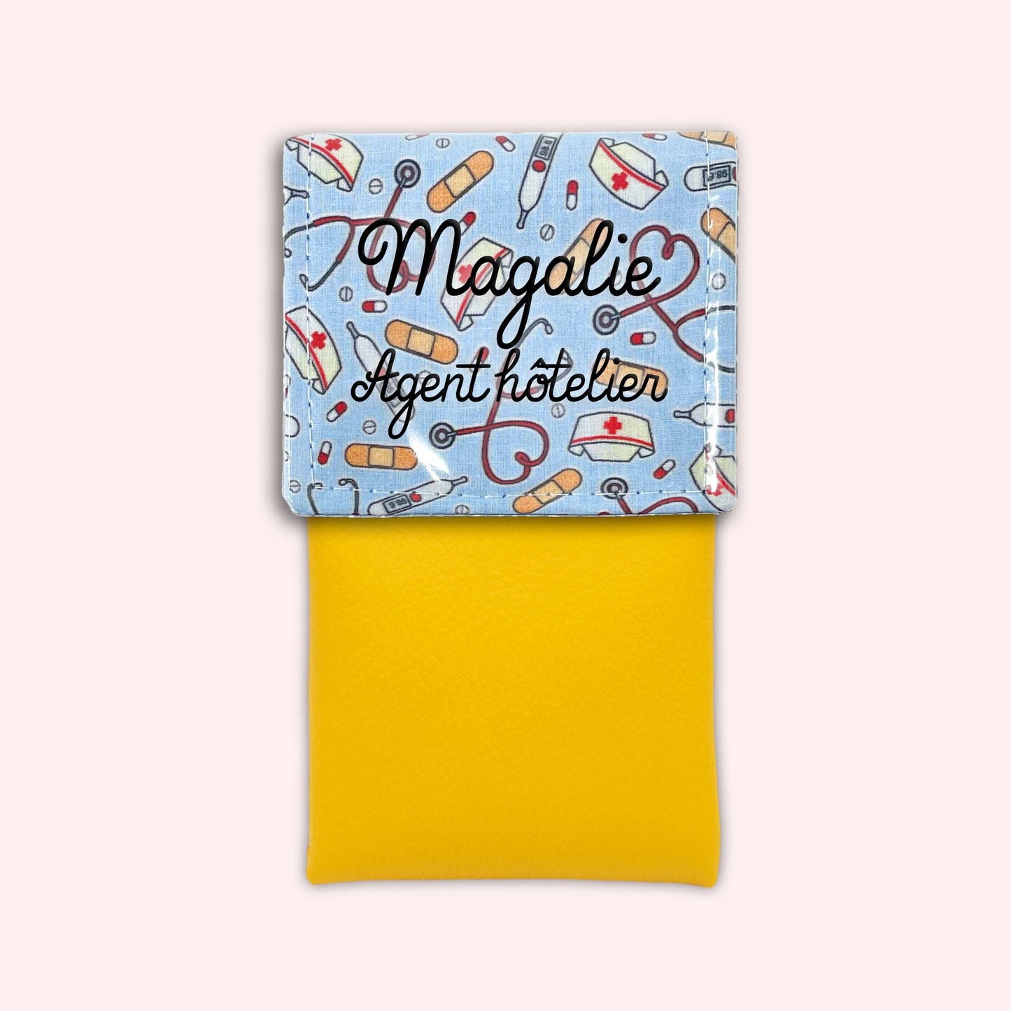 Pochette aimantée Médical Bleu Ciel