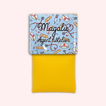 Pochette aimantée Médical Bleu Ciel