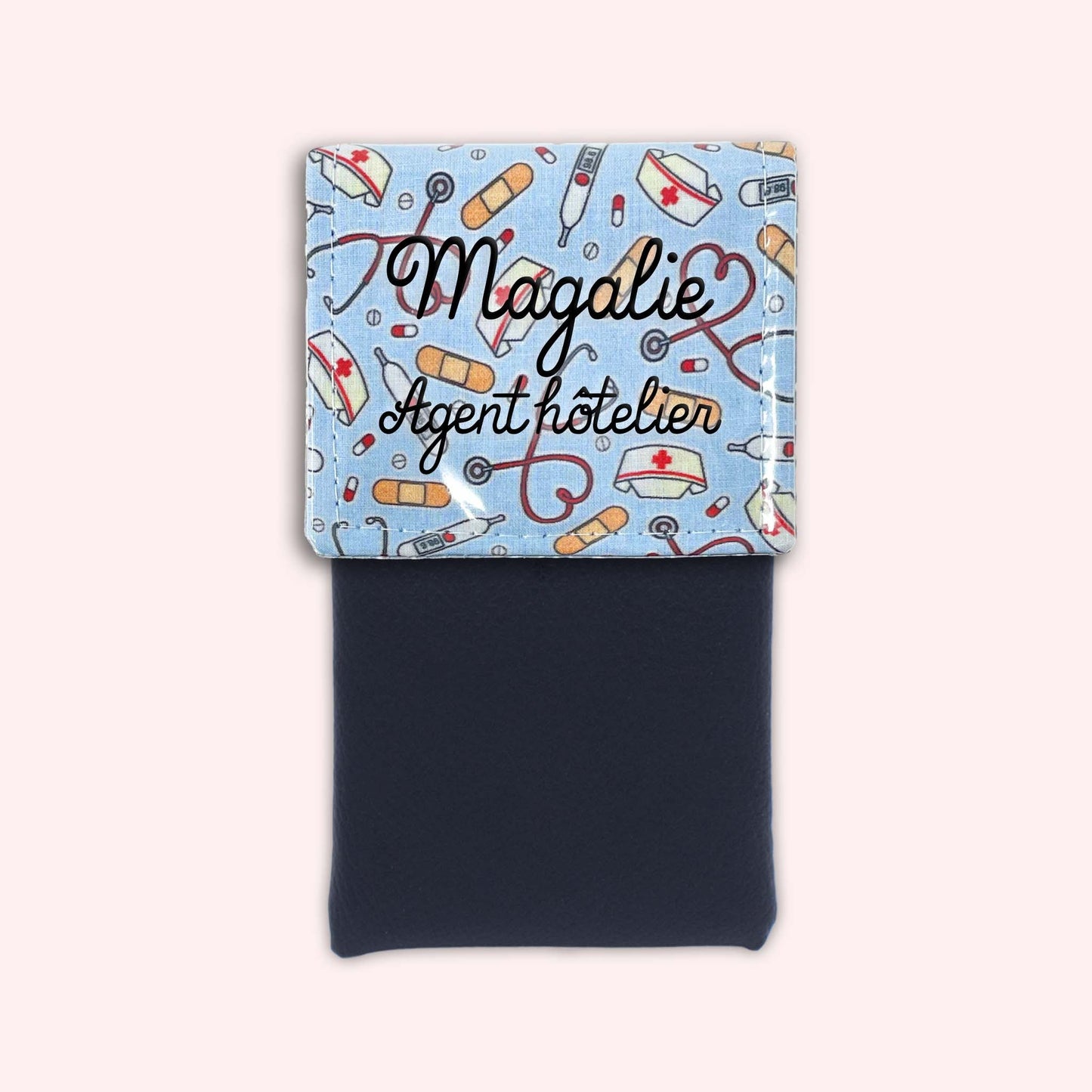 Pochette aimantée Médical Bleu Ciel