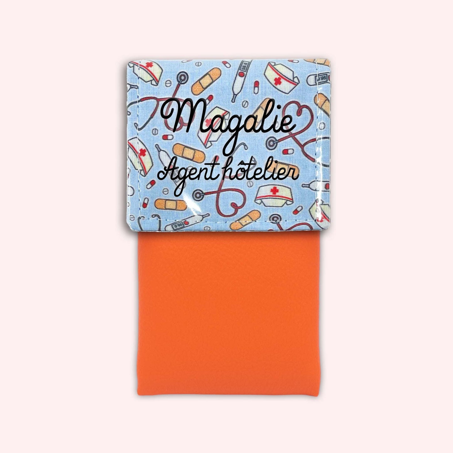 Pochette aimantée Médical Bleu Ciel