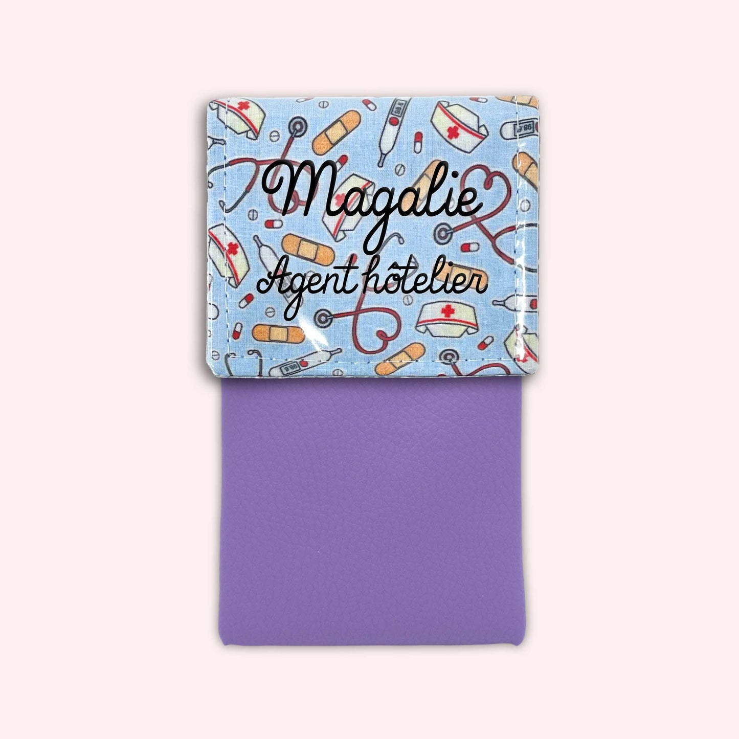 Pochette aimantée Médical Bleu Ciel