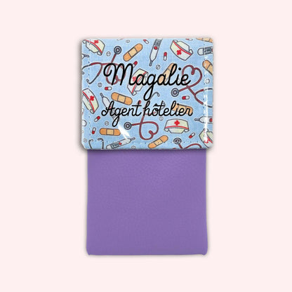 Pochette aimantée Médical Bleu Ciel