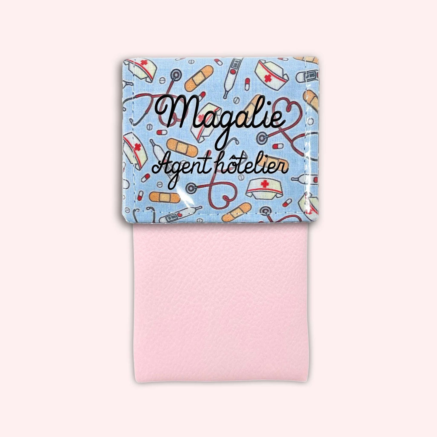 Pochette aimantée Médical Bleu Ciel