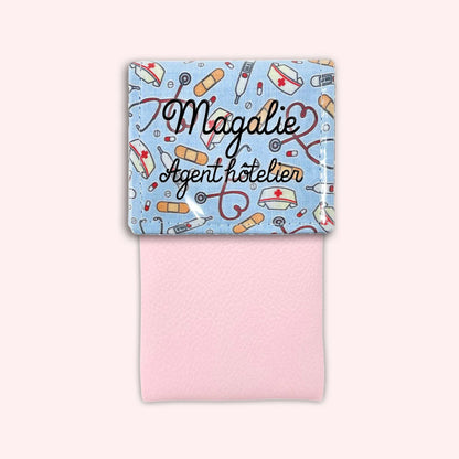 Pochette aimantée Médical Bleu Ciel