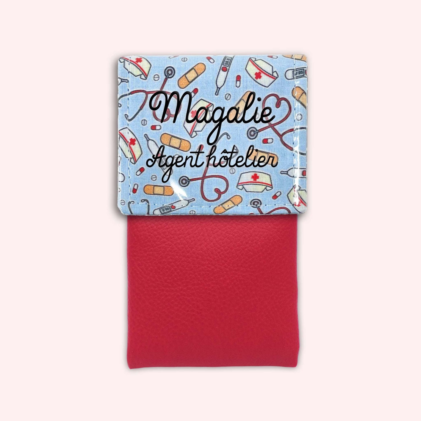 Pochette aimantée Médical Bleu Ciel