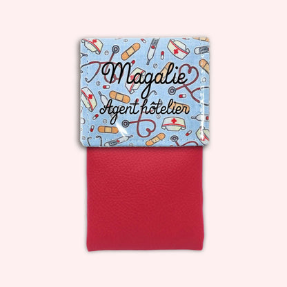 Pochette aimantée Médical Bleu Ciel