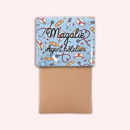 Pochette aimantée Médical Bleu Ciel