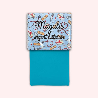 Pochette aimantée Médical Bleu Ciel