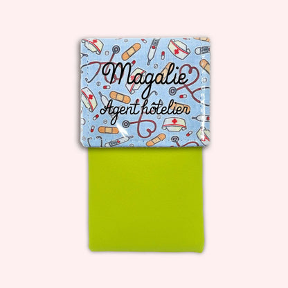 Pochette aimantée Médical Bleu Ciel