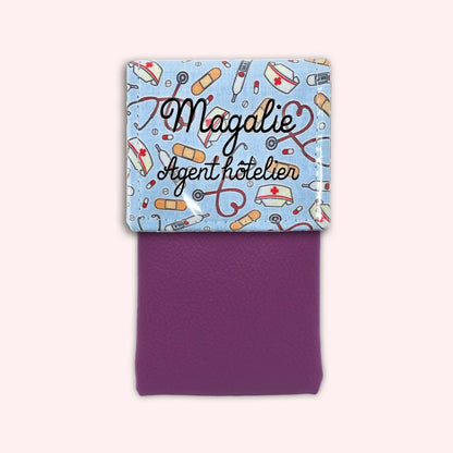 Pochette aimantée Médical Bleu Ciel