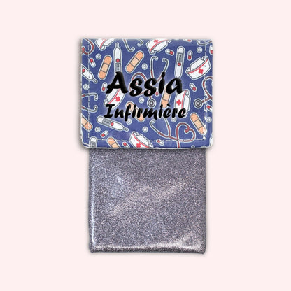 Pochette aimantée Médical Bleu Marine