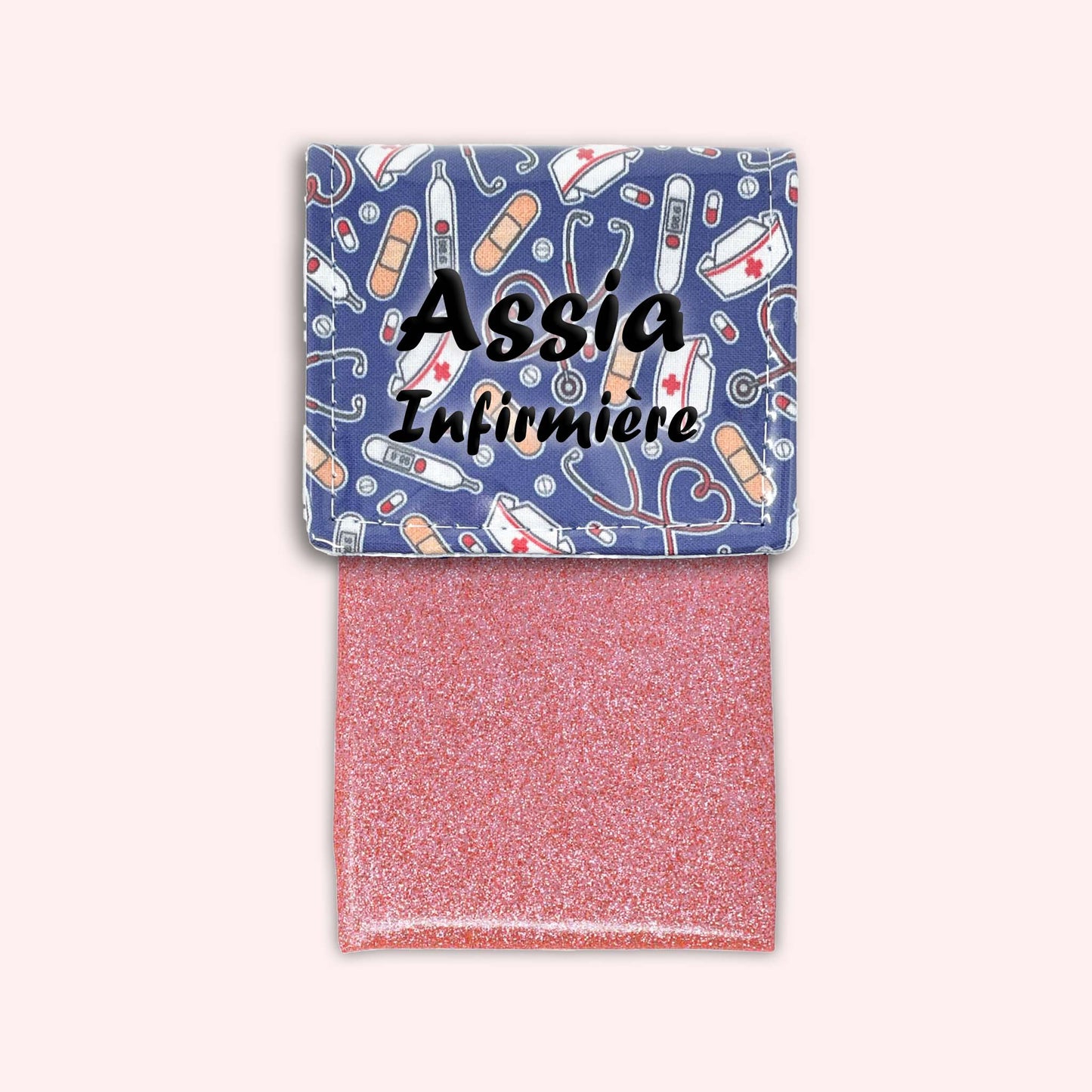 Pochette aimantée Médical Bleu Marine