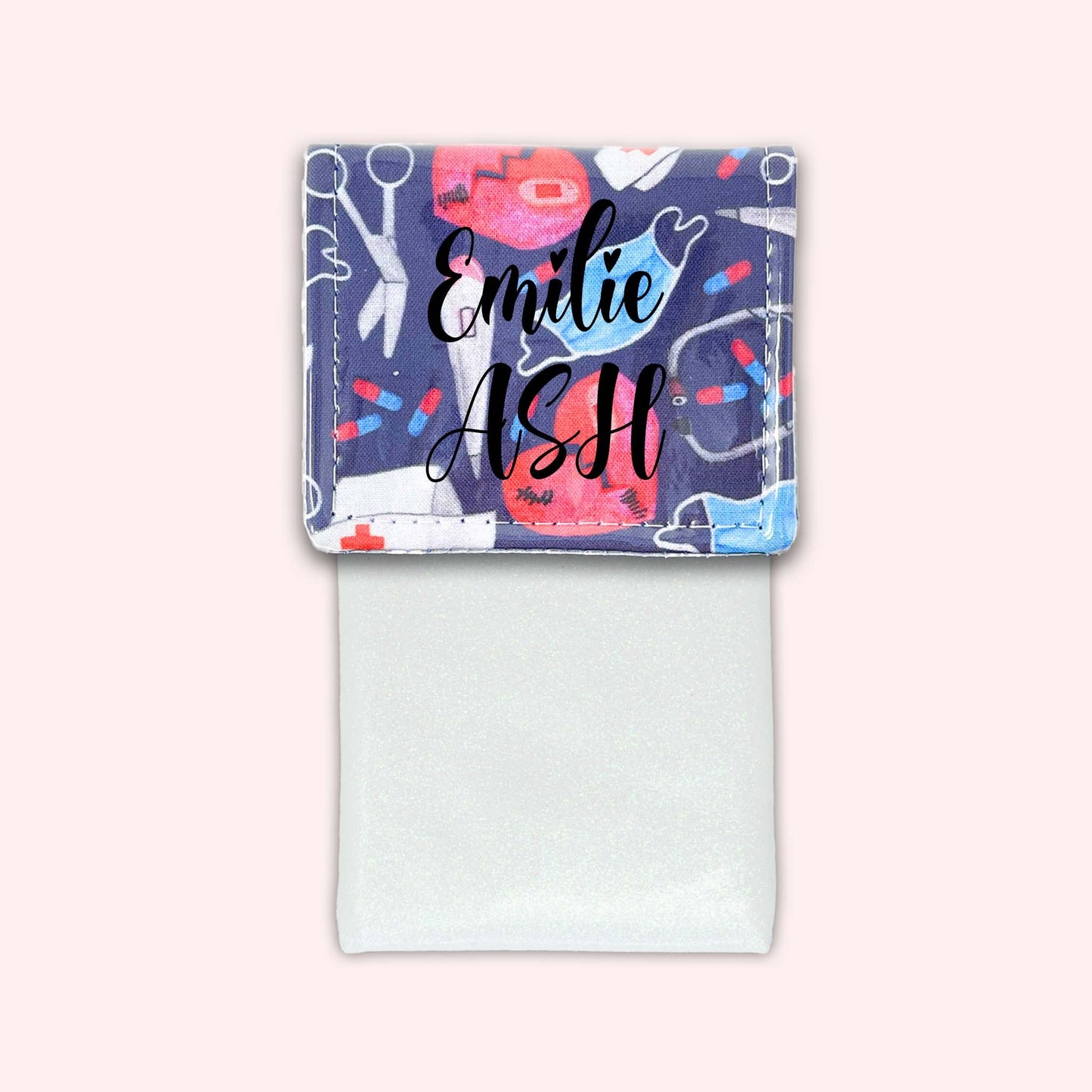 Pochette aimantée Masque Coeur
