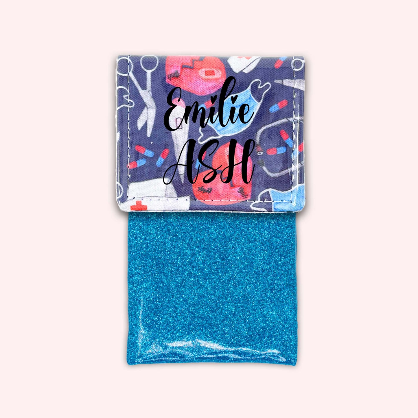 Pochette aimantée Masque Coeur