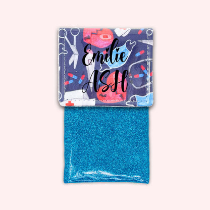 Pochette aimantée Masque Coeur