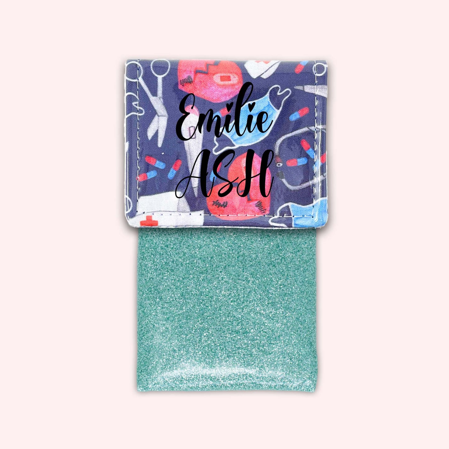 Pochette aimantée Masque Coeur