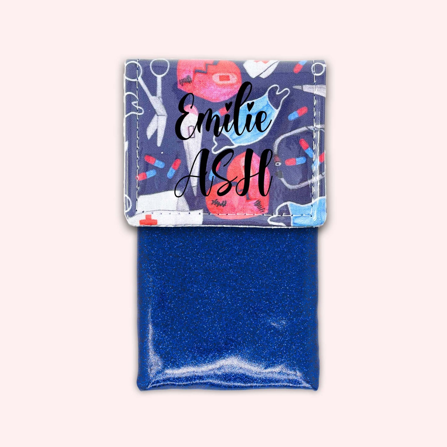 Pochette aimantée Masque Coeur