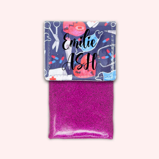 Pochette aimantée Masque Coeur