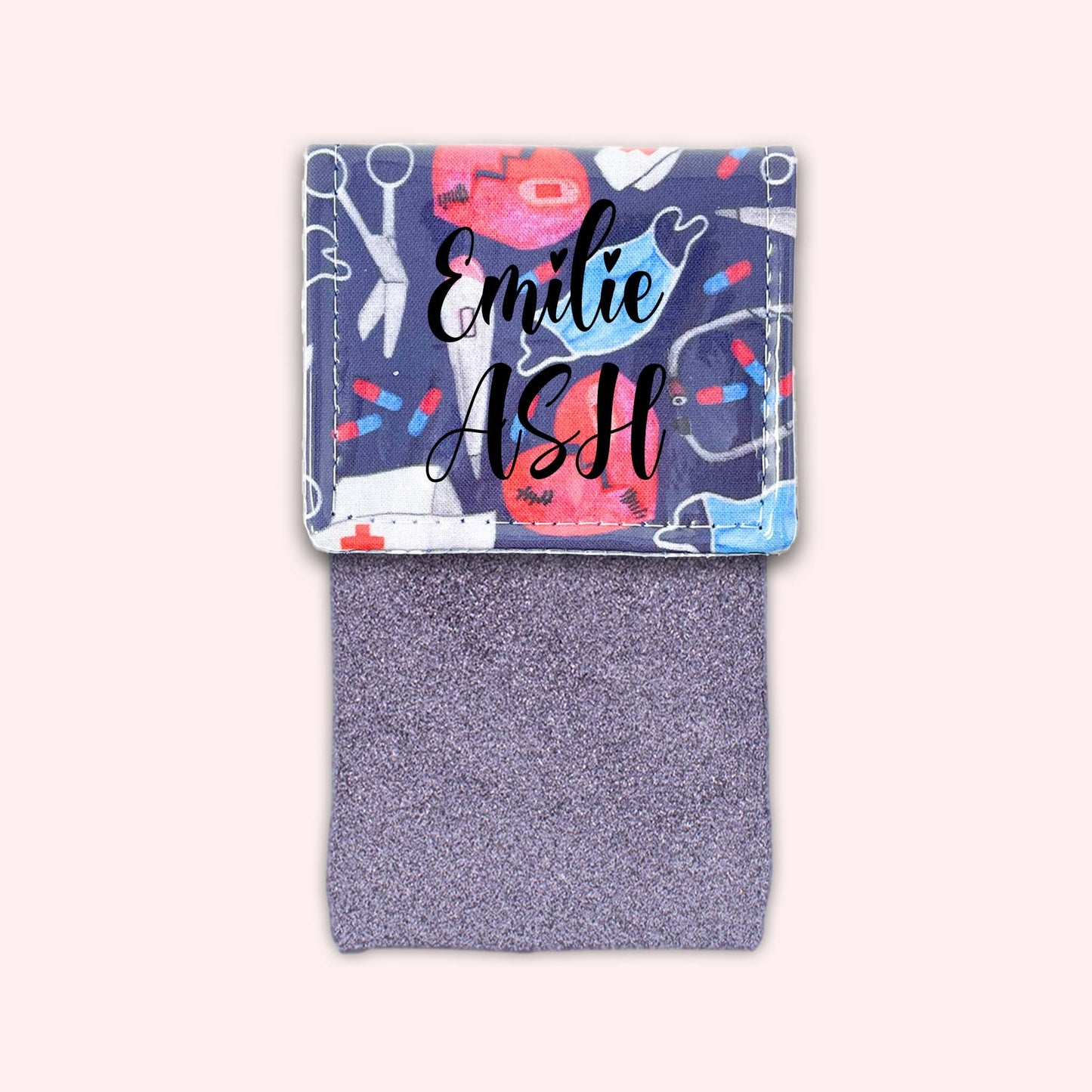 Pochette aimantée Masque Coeur