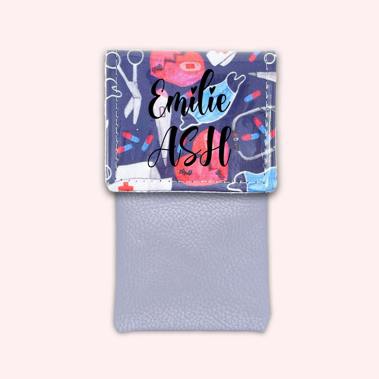 Pochette aimantée Masque Coeur