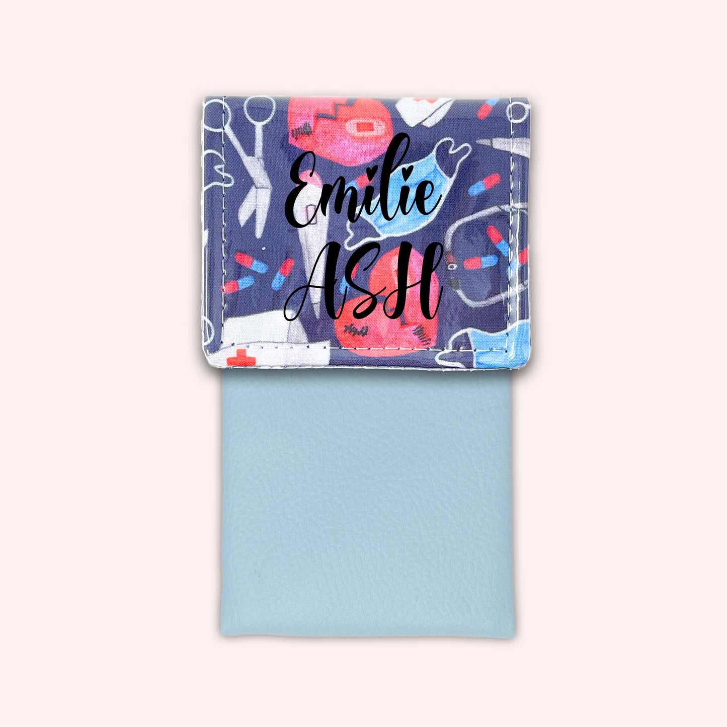 Pochette aimantée Masque Coeur