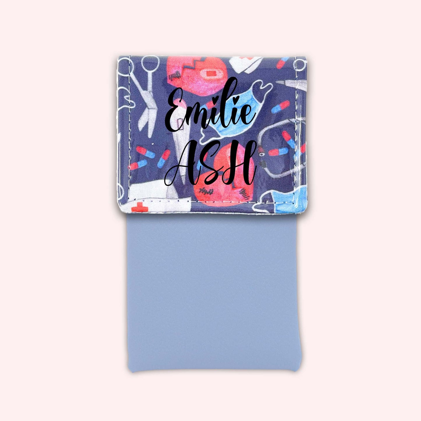 Pochette aimantée Masque Coeur