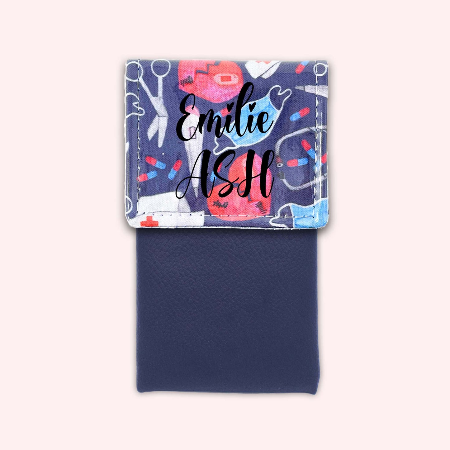 Pochette aimantée Masque Coeur