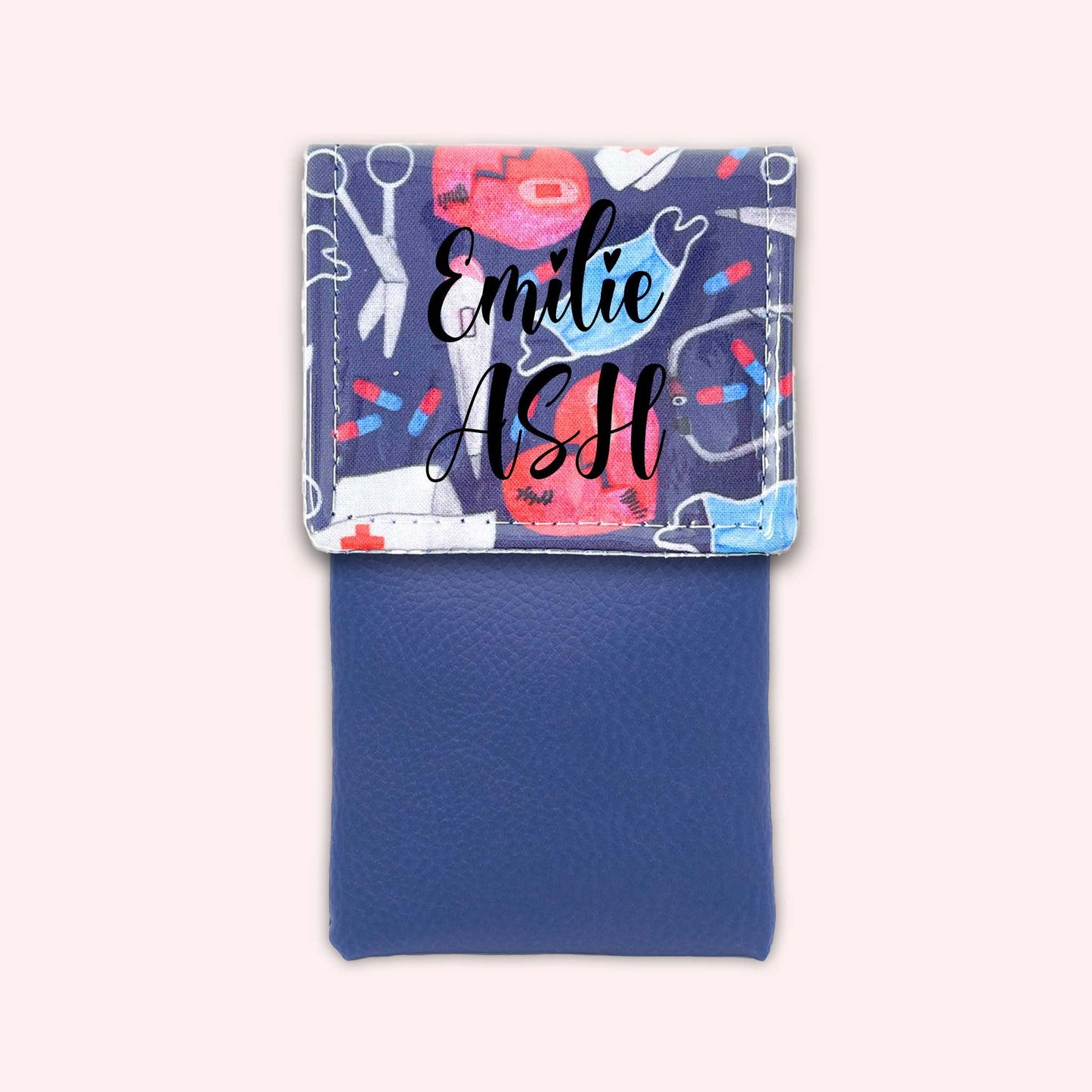 Pochette aimantée Masque Coeur