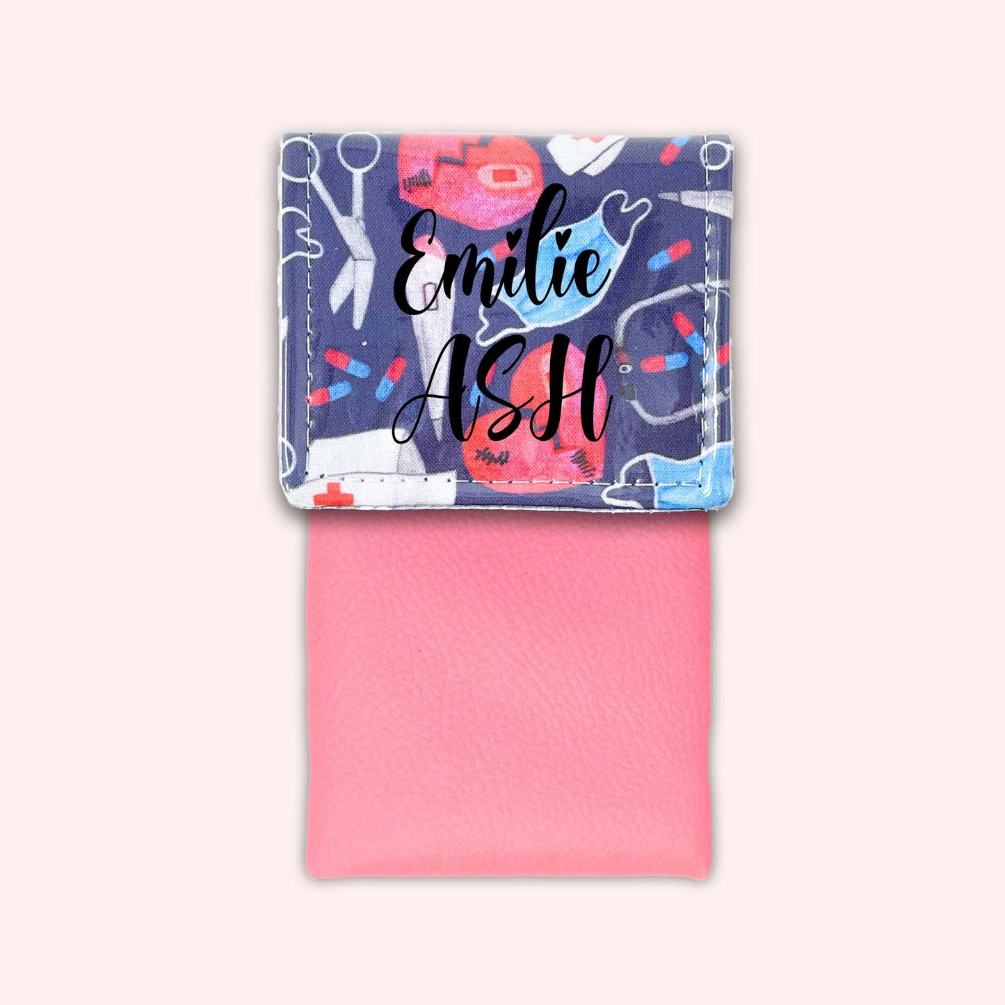 Pochette aimantée Masque Coeur