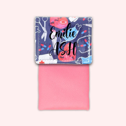 Pochette aimantée Masque Coeur