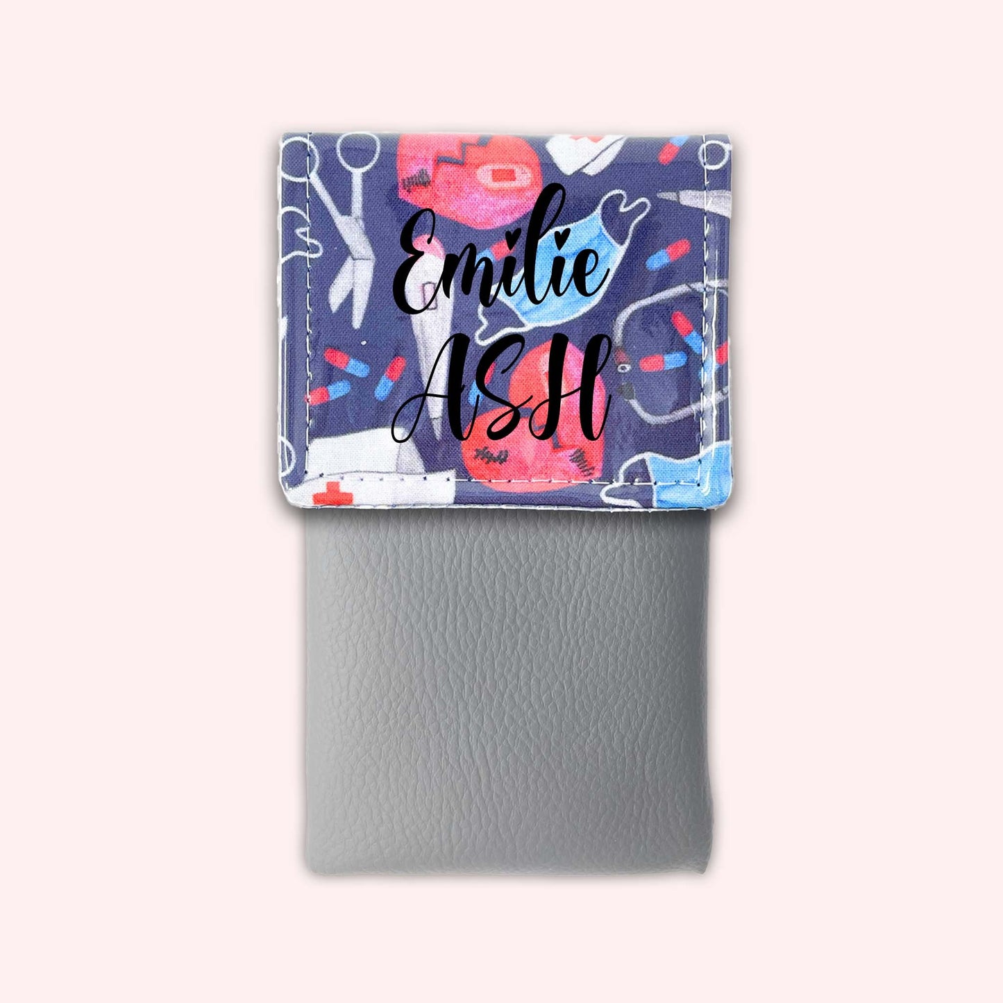 Pochette aimantée Masque Coeur