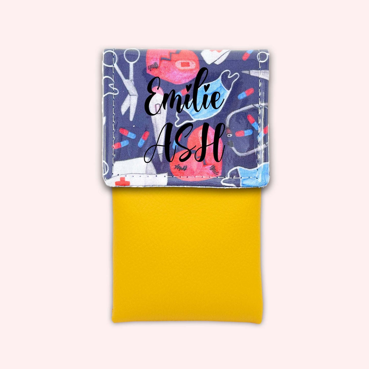 Pochette aimantée Masque Coeur