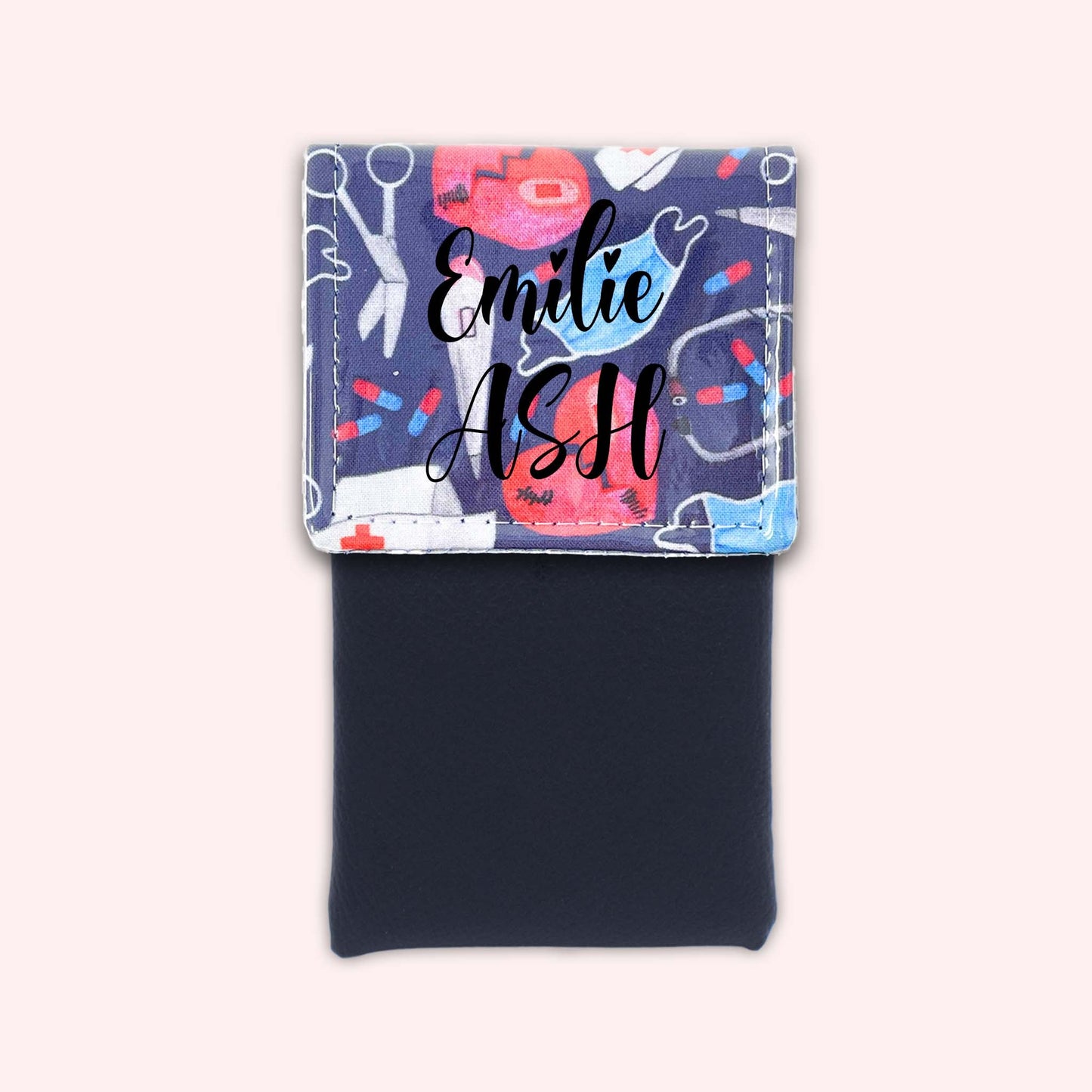 Pochette aimantée Masque Coeur