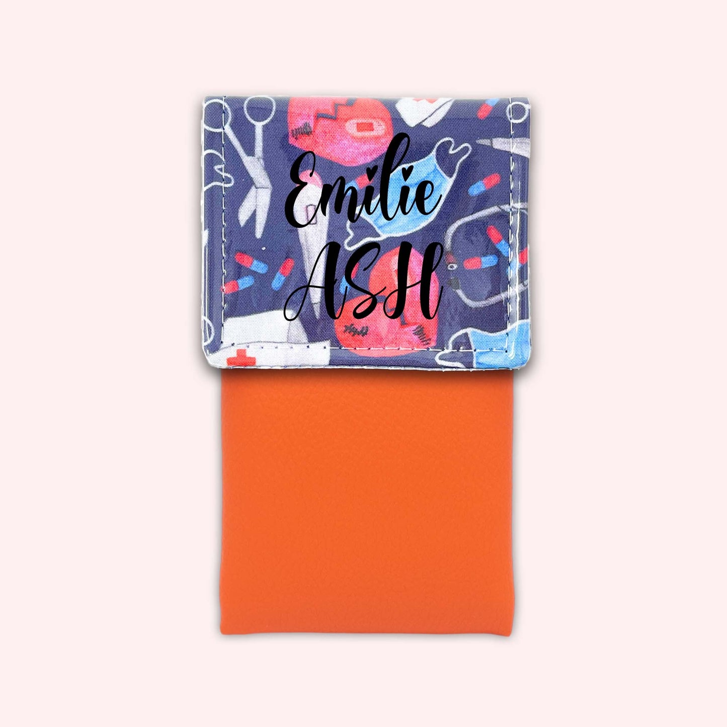 Pochette aimantée Masque Coeur