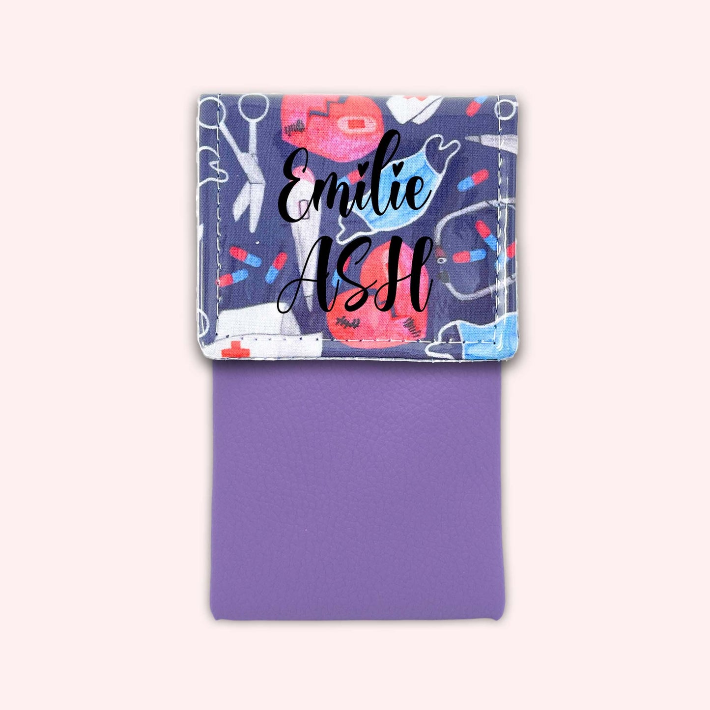 Pochette aimantée Masque Coeur