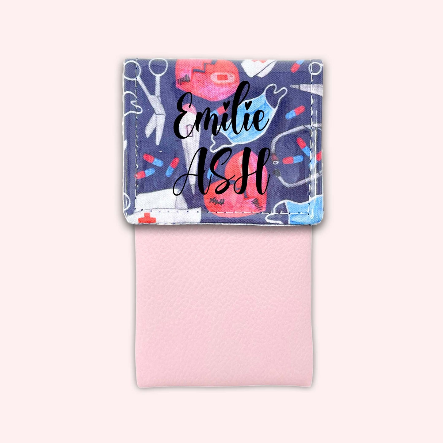 Pochette aimantée Masque Coeur
