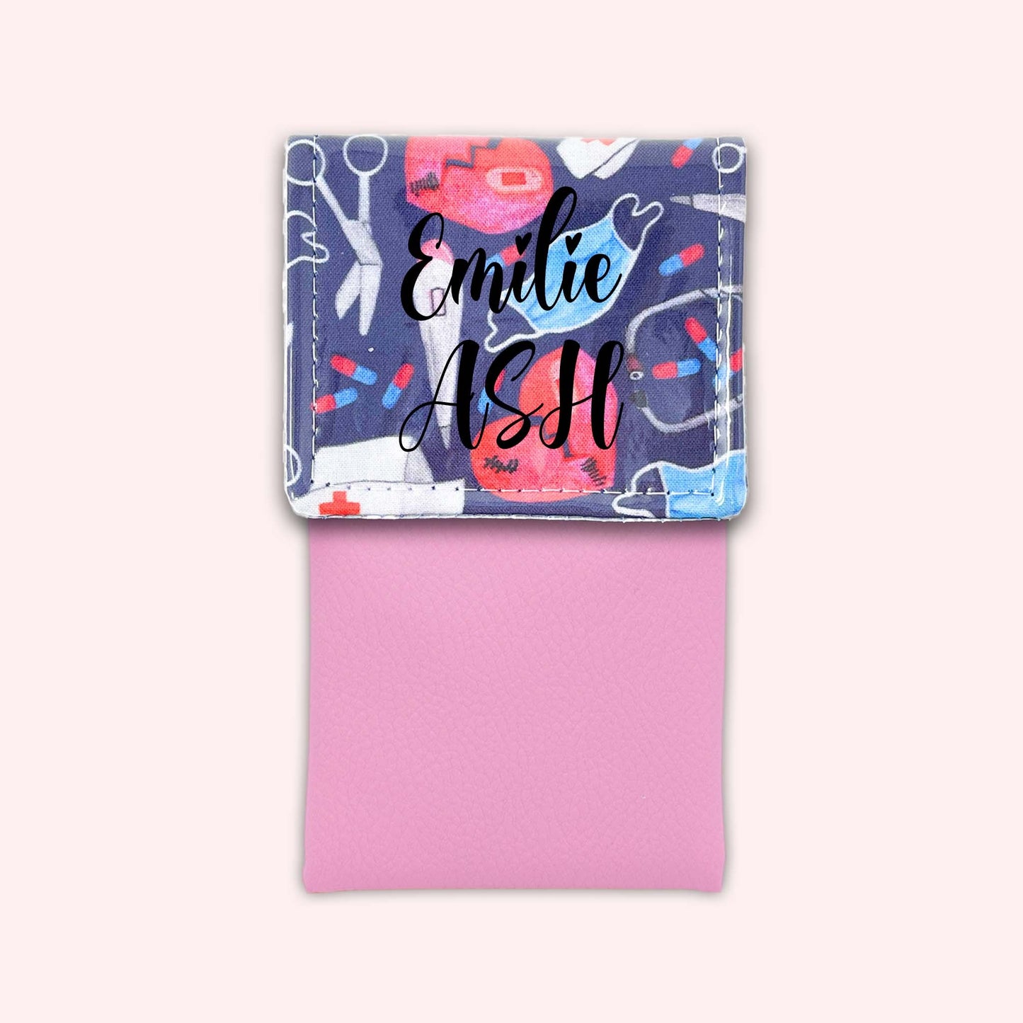 Pochette aimantée Masque Coeur
