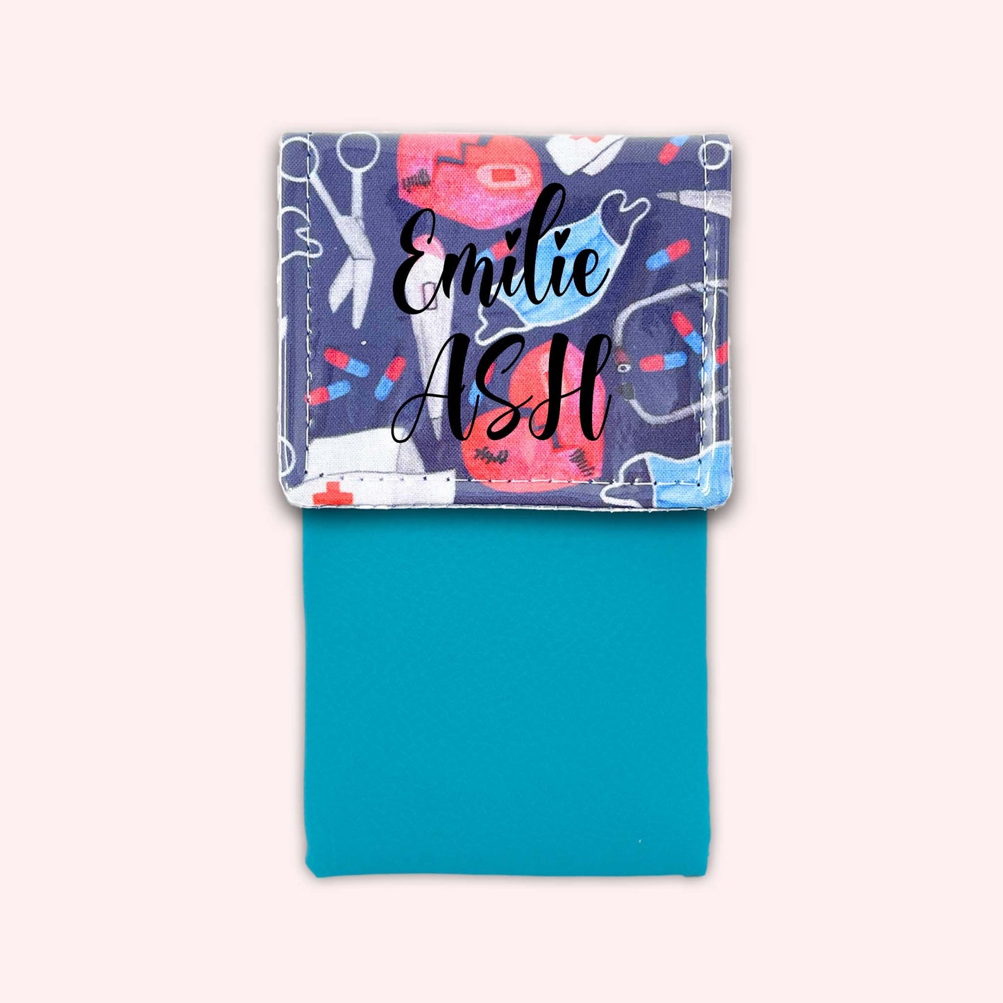 Pochette aimantée Masque Coeur