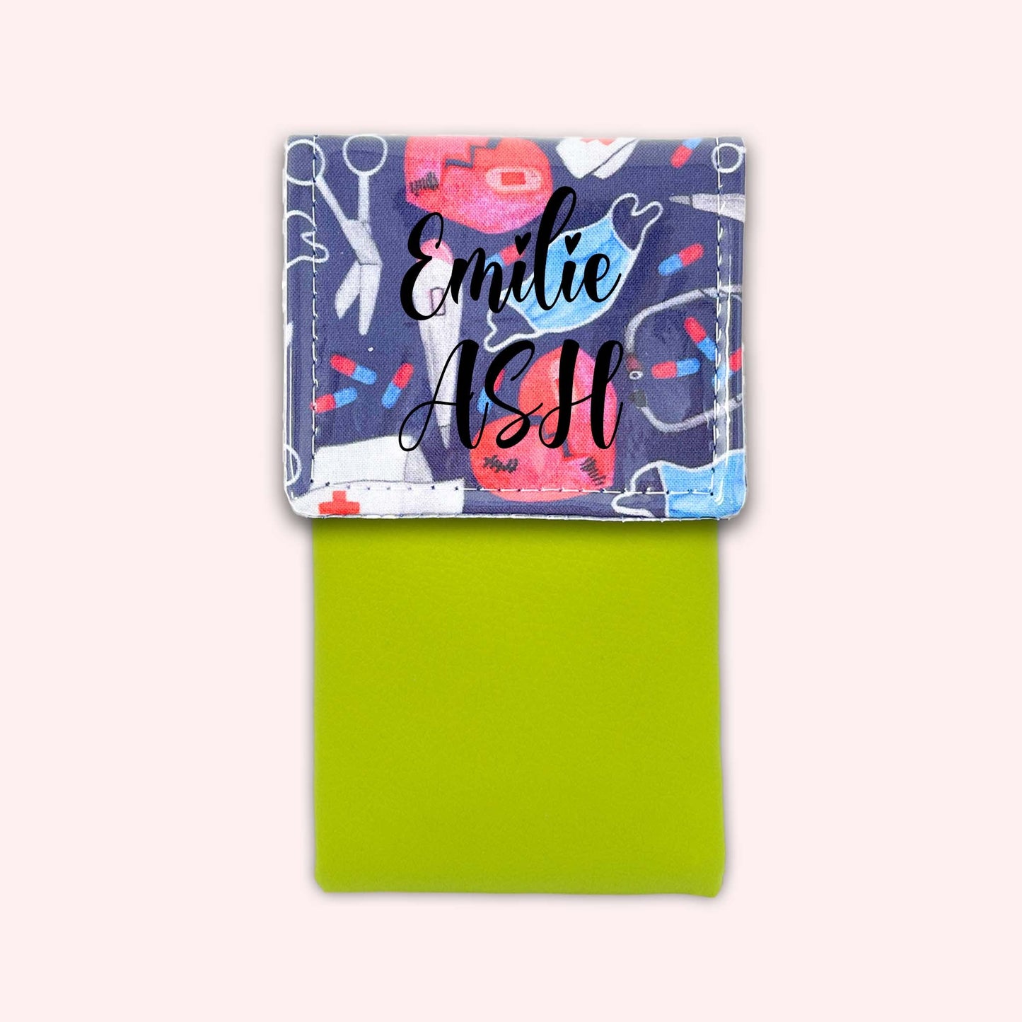 Pochette aimantée Masque Coeur
