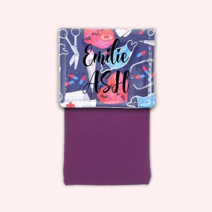 Pochette aimantée Masque Coeur