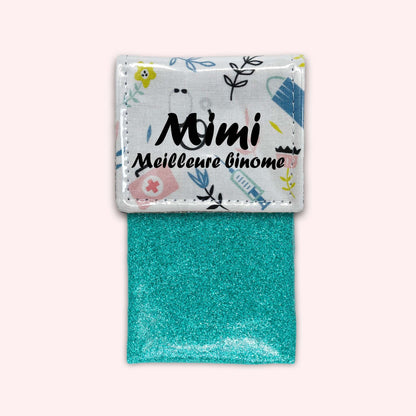Pochette aimantée Médical Pastel