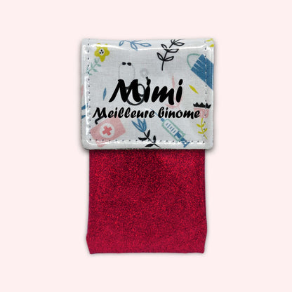 Pochette aimantée Médical Pastel
