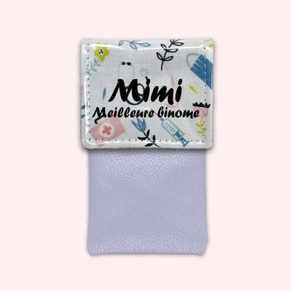 Pochette aimantée Médical Pastel