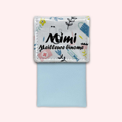 Pochette aimantée Médical Pastel