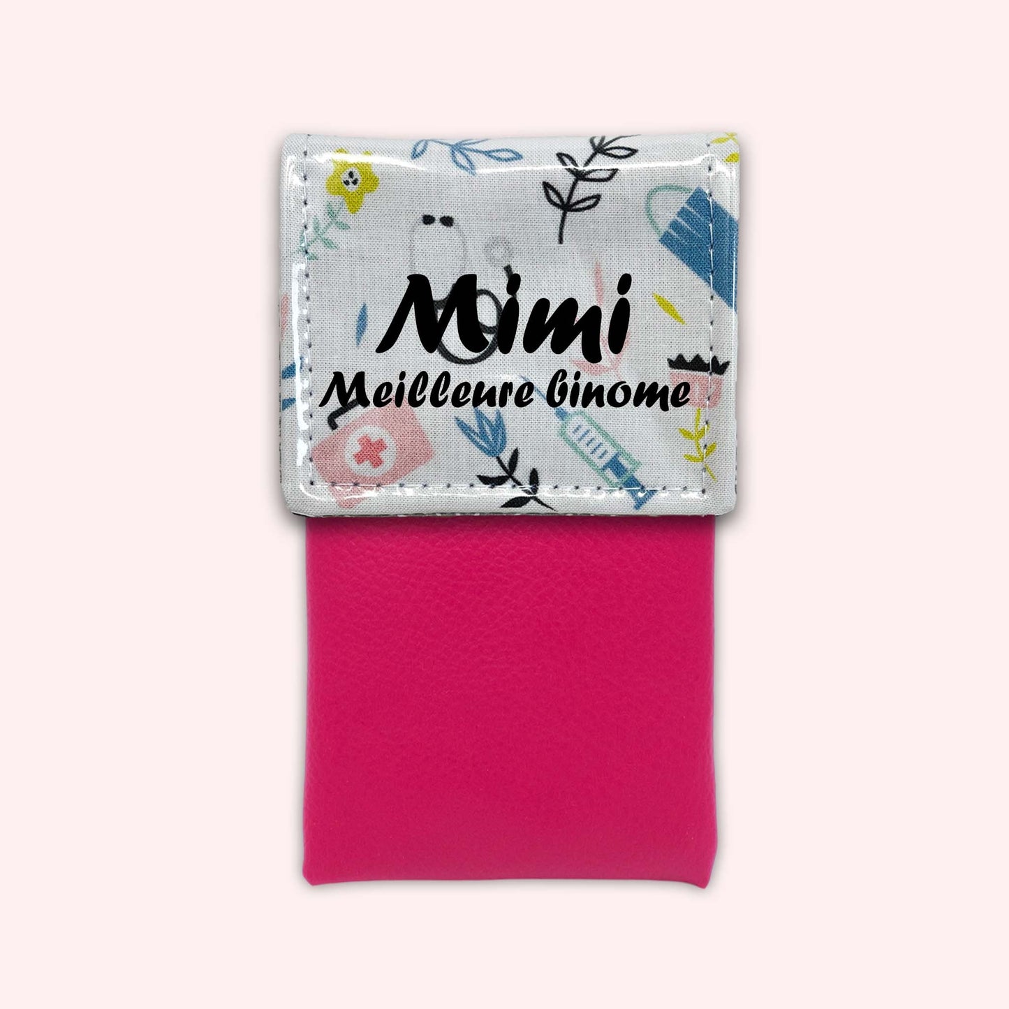 Pochette aimantée Médical Pastel