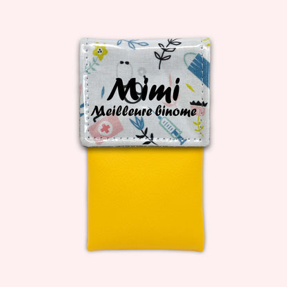 Pochette aimantée Médical Pastel
